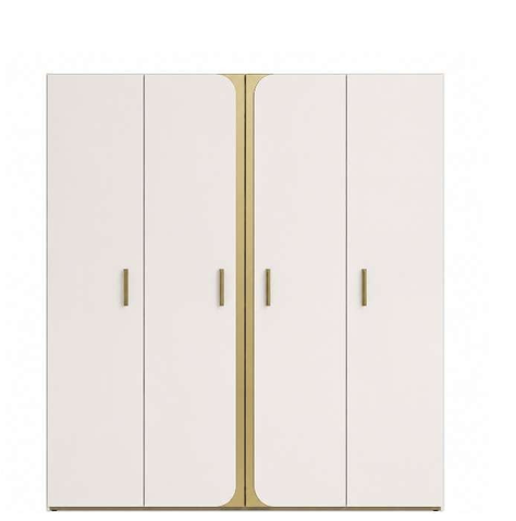Шкаф "Бордо" 4Д Ваниль, Слониммебель